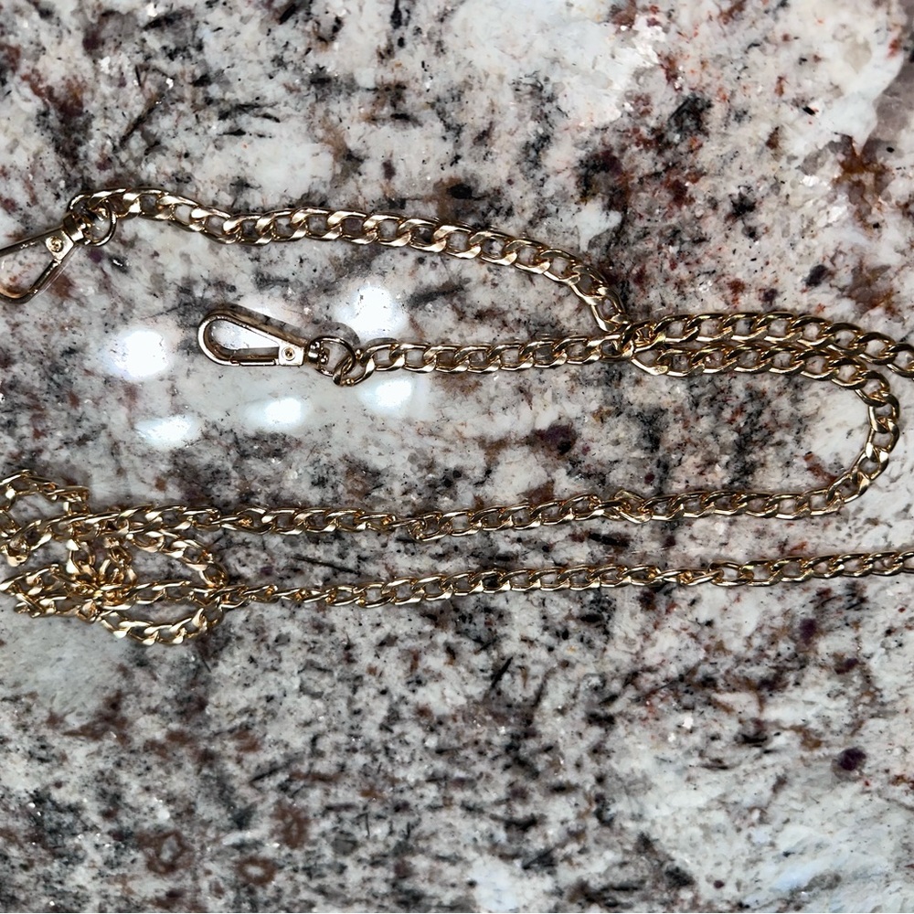Unbranded Long Gold Chain for wallet on a chain